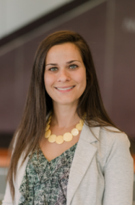 A three quarters portrait of a young professional woman