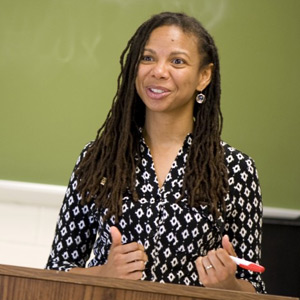 An instructor teaching a class.